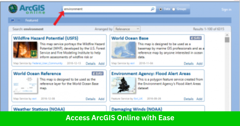 Access ArcGIS Online with Ease