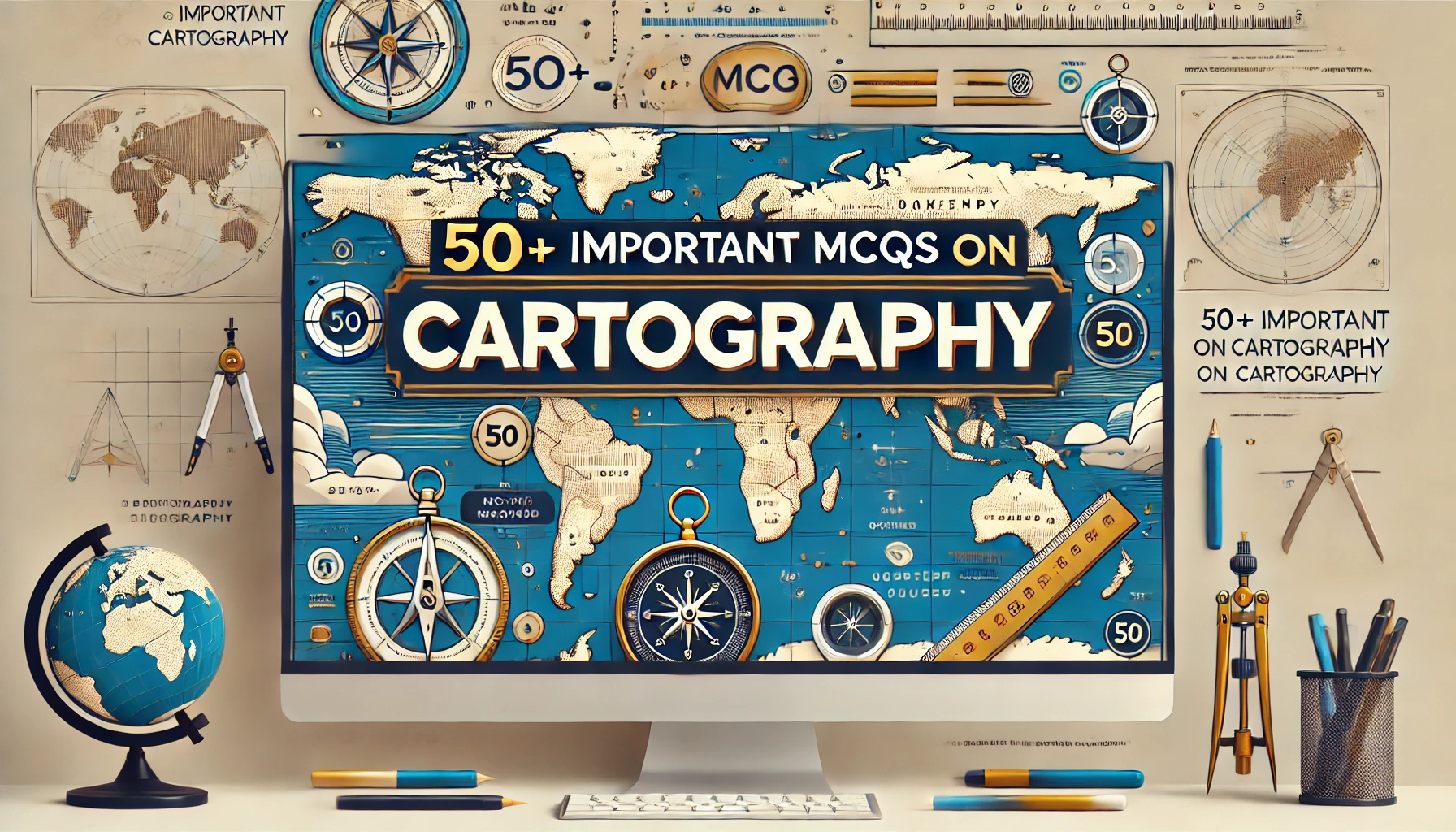 MCQ's on Cartography