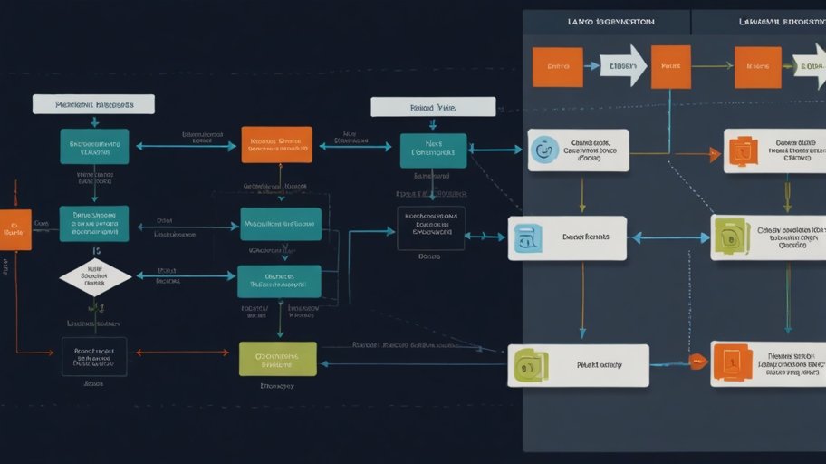 A step-by-step flowchart illustrating the automation of land use classification from data import to results export.