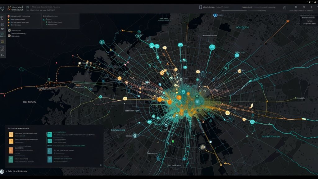 A web-based GIS application integrating AI predictions, real-time spatial analysis, and interactive geospatial data visualization with AI-driven automation.