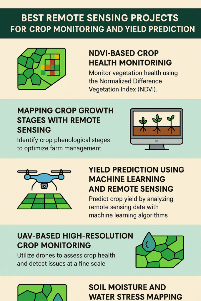 Remote Sensing Projects for Crop Monitoring